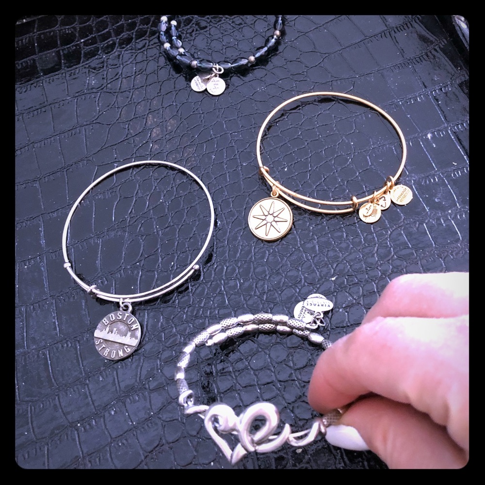 Alex and Ani bracelet set